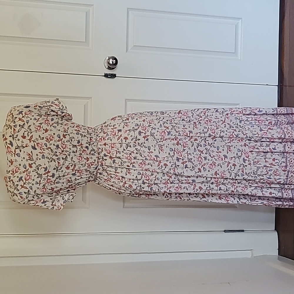 ARIA boho maxi dress Size L. Complete with pearl tie. Great condition - Picture 5 of 7